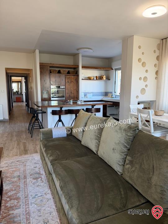 شقة مفروشة طابق ثاني مساحة 123م للايجار في عمان - جبل اللويبدة