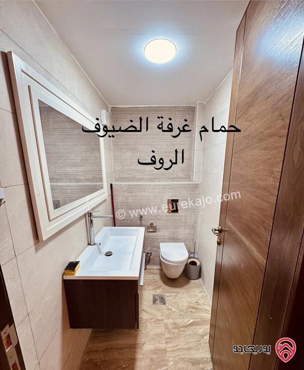 شقة فاخرة طابق ثالث مع روف مساحة 405م للبيع في عمان - خلدا
