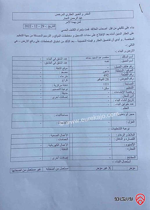 قطعتي ارض سكن أ للبيع في ناعور حوض القهاقير