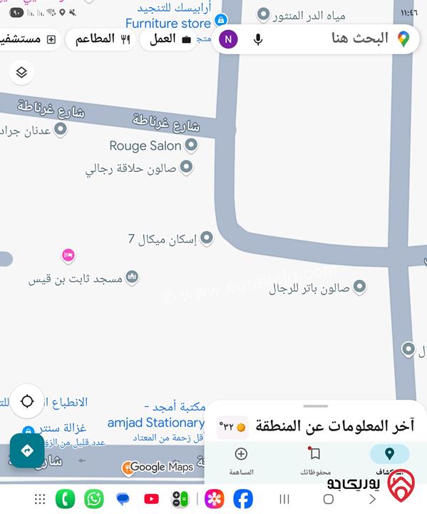 شقة طابق ثالث مساحة 100م للإيجار في الزرقاء الجديدة بجانب مسجد ثابت بن قيس