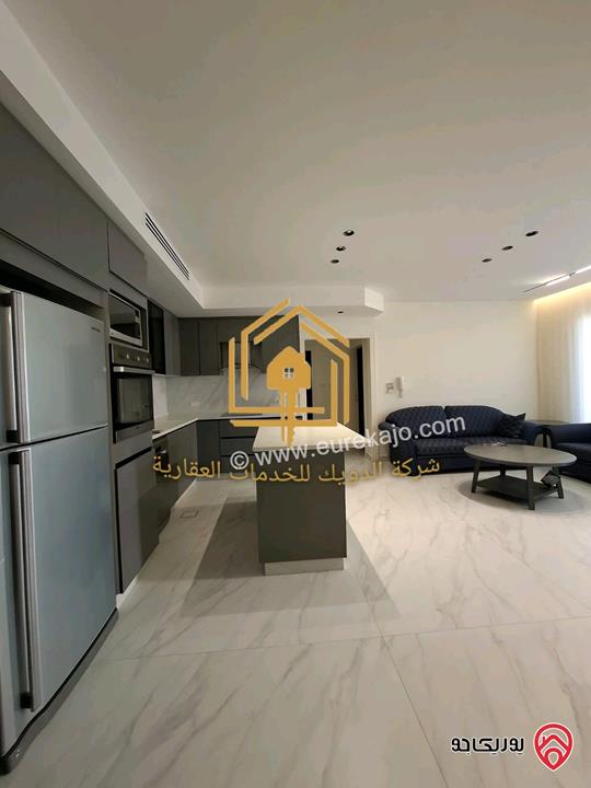 شقة مفروشة فاخرة طابق ثاني مساحة 93م للإيجار في عمان - الدوار الخامس 