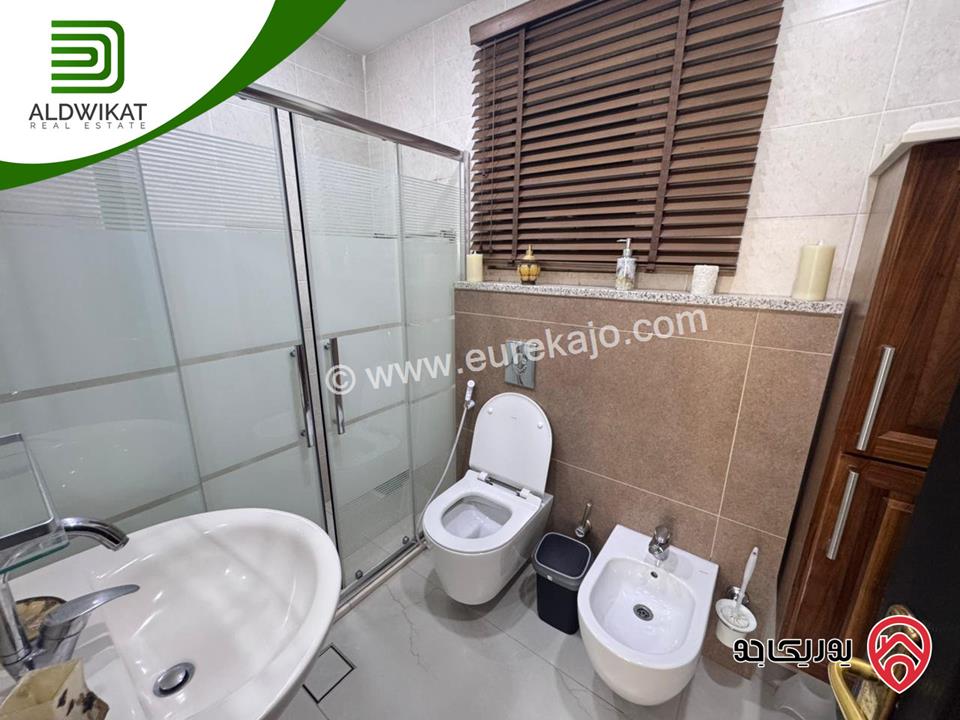 شقة مفروشة للبيع او للايجار في عمان - الصويفية طابق ثالث مساحة 160م ومساحة الترس 10م موقع مميز