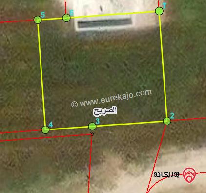 ارض مساحة 889م للبيع في اربد - الصريح - ضمن حوض الماصية الشمالية 