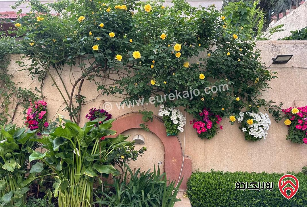شقة مفروشة طابق ارضي مساحة 228م للايجار في عمان - تلاع العلي