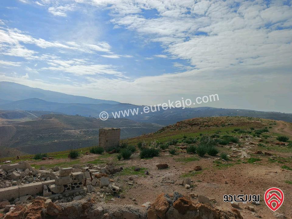 قطعة ارض مستوية مساحتها 3400م قوشان مستقل واصلها شارع ترابي للبيع في السلط الصبيحي - ميسرا  