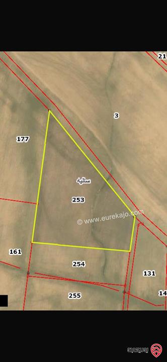 قطعة ارض مساحة 14 دونم و 240م للبيع من أراضي جنوب عمان - ساليه