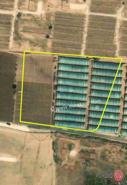 قطعة أرض مساحة 15 دونم و 500م للبيع من أراضي جنوب عمان - المشتى