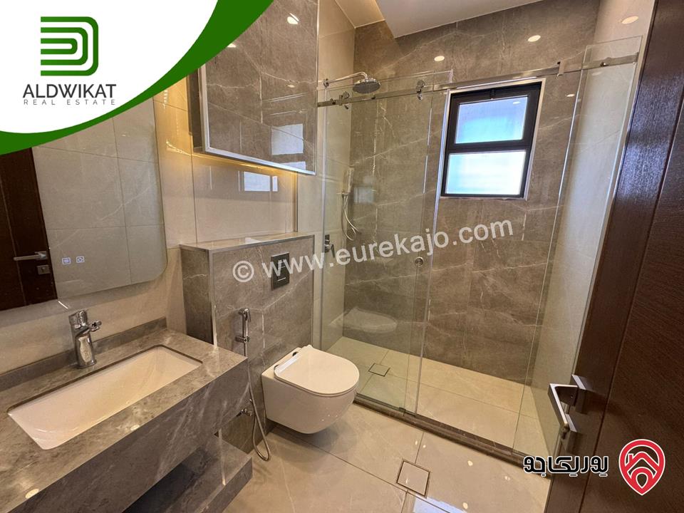 شقة ارضية معلقة للبيع في عمان - خلدا العوجانية المساحة 220م ترس 15م موقع مميز