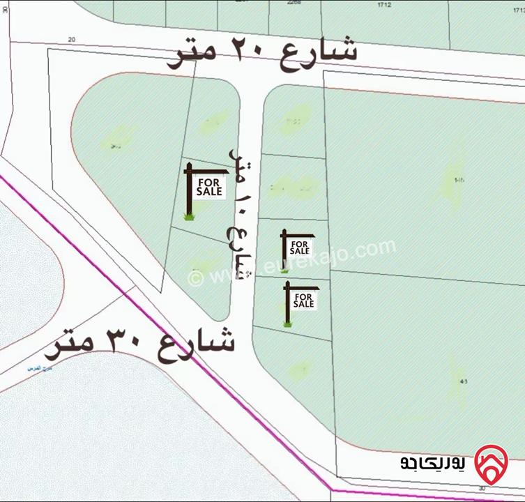 اراضي مساحة 679م / 682م / 750م للبيع في عمان - شفابدران زينات الربوع من المالك مباشرة 