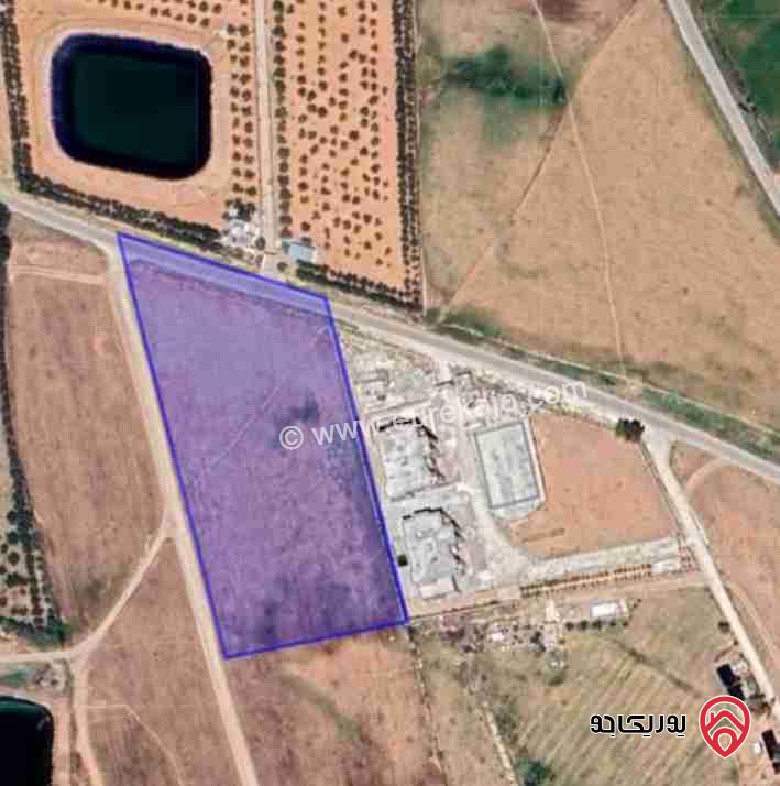 أرض مساحة 10 دونم و 145م على شارعين للبيع في عمان - القسطل