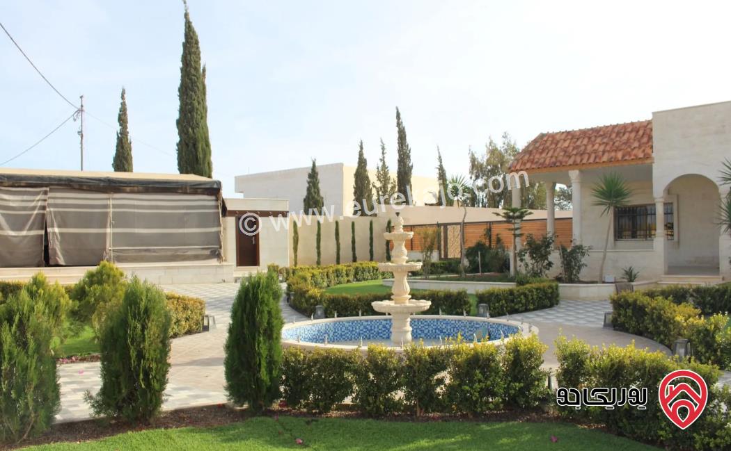 مزرعة مساحة الأرض 4000م والبناء 160م للبيع في عمان - حوارة	