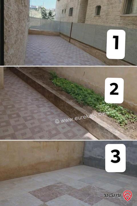 شقة أرضية مساحة 150م داخلي و 90م خارجي للبيع في عمان - ام نوارة 