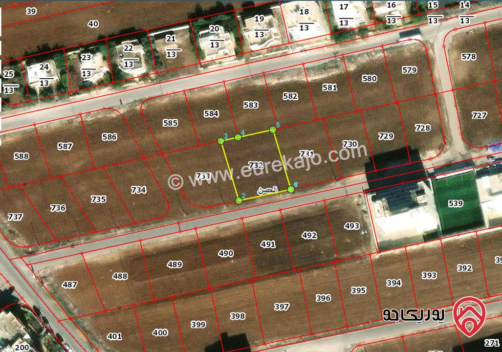 أرض سكنية مساحة 1037م للبيع من المالك في اربد - دبات ابو النصر مقابل الهابي لاند