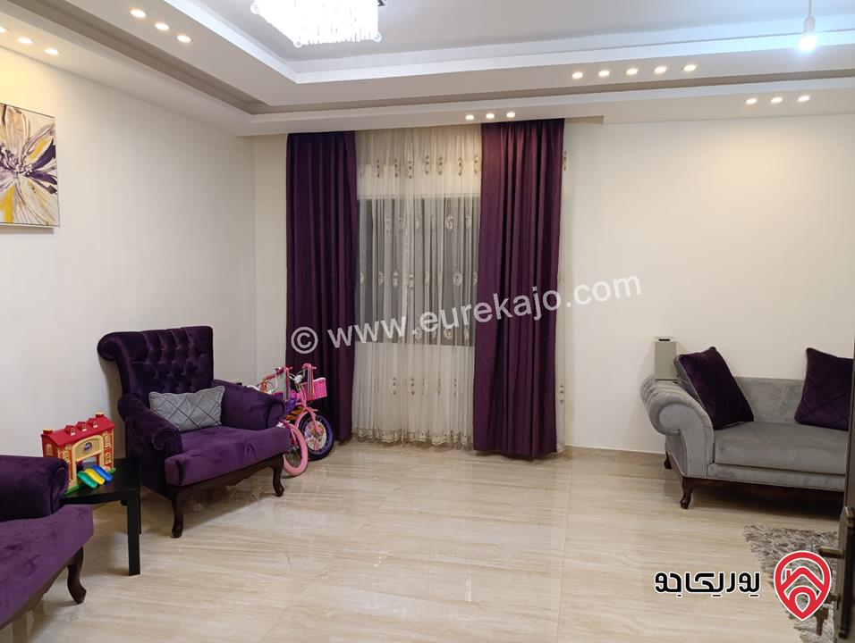 شقة تشطيبات سوبر ديلوكس مساحة 180م داخلي و 120م خارجي بإطلالة مميزة وسعر مغري للبيع في عمّان – ضاحية الياسمين (ربوة عبدون)