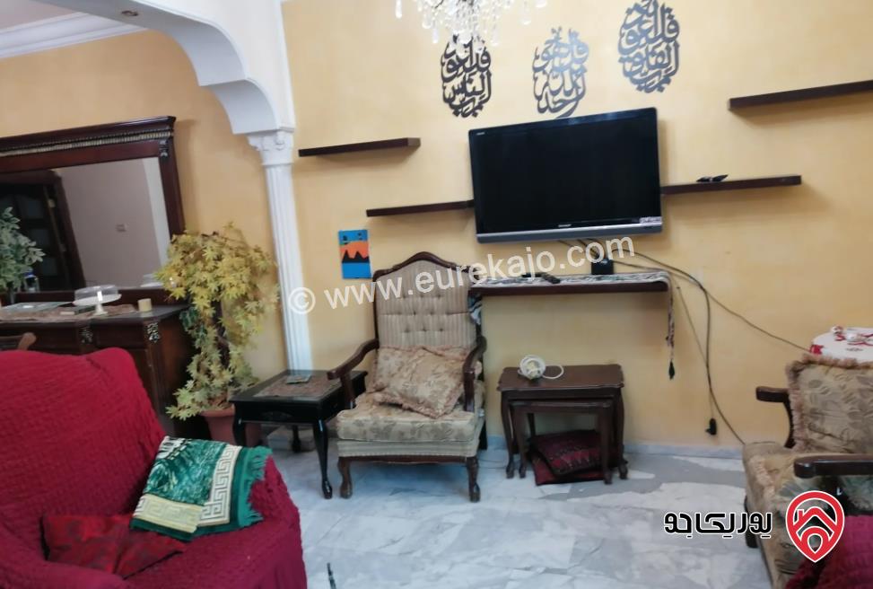 شقة مساحة 130م طابق ثاني للايجار مفروشة في عمان - ضاحية الرشيد	