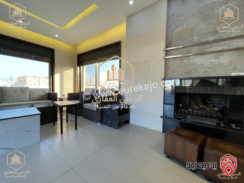 شقة رووف مساحة 160م سوبرديلوكس للايجار في عمان - الكرسي