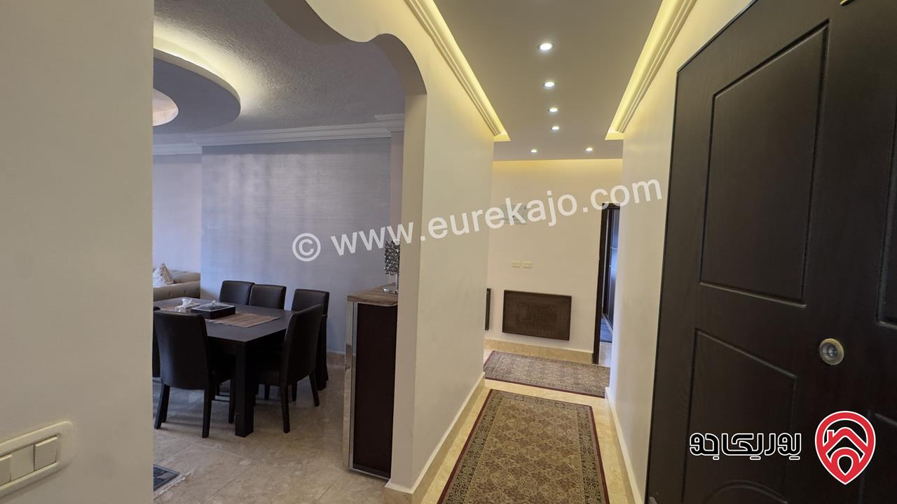 شقة فاخرة 150م طابق ثالث للبيع في الجندويل – عمّان (مفروشة بالكامل)