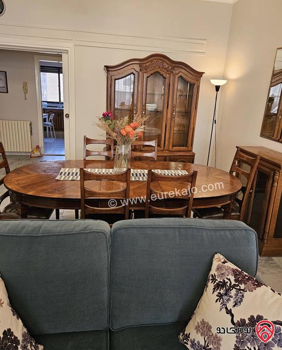 شقة مفروشة طابق أول مساحة 170م للايجار في عمان - عبدون 