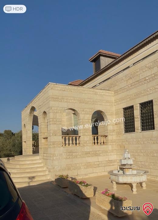 مزرعة مساحة الأرض 10 دونمات والبناء 565م للبيع من أراضي جنوب عمان ، أم العمد ، النجمية