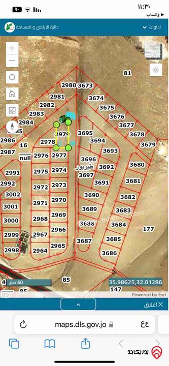 أرض مساحة 568م للبيع في عمان - طبربور عين ارباط