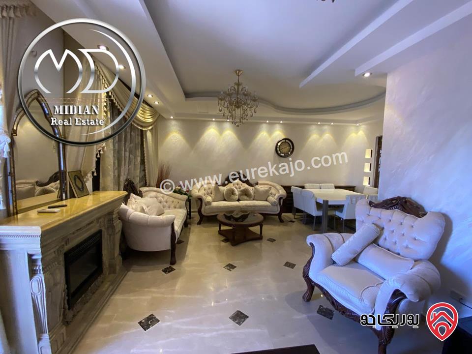 شقة مفروشة للايجار في عمان - ام السماق مساحة 200م طابق اول تشطيبات و ديكورات سوبر ديلوكس بسعر مميز