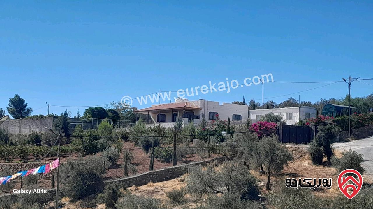 مزرعة مساحة الأرض 4 دونم و 350م والبناء 110م للبيع في بورما - جرش 