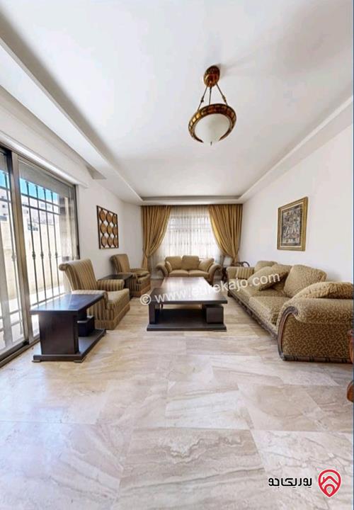 شقة شبه ارضية مساحة 234م داخلي و 120م خارجي للبيع في عمان - تلاع العلي 