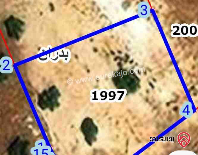 قطعة أرض مساحة 750م للبيع في عمان - المقرن شفا بدران 