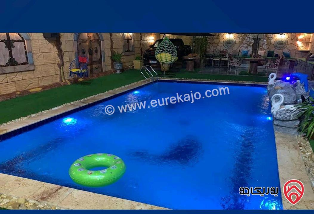 شاليه مرتب للايجار اليومي في الرامة - البحر الميت 
