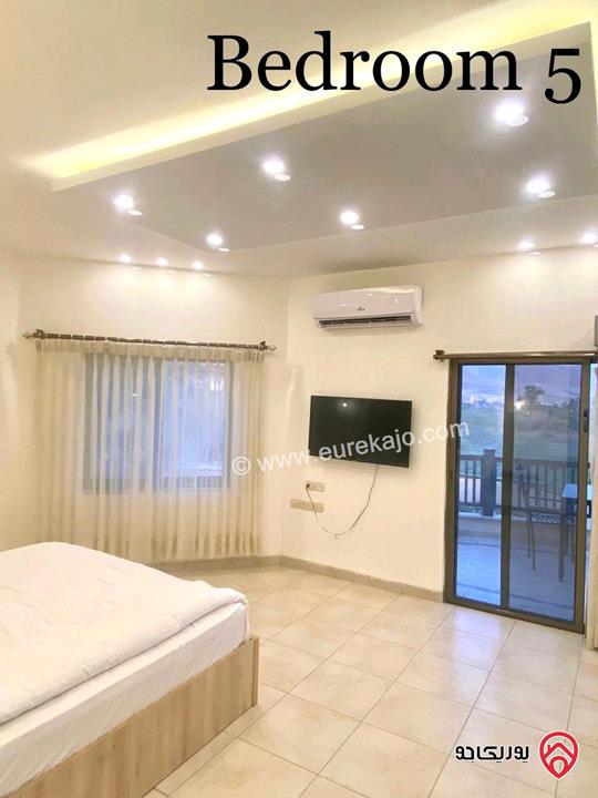 شاليه فخم بنظام فندق  للايجار اليومي في البحر الميت - السويمه