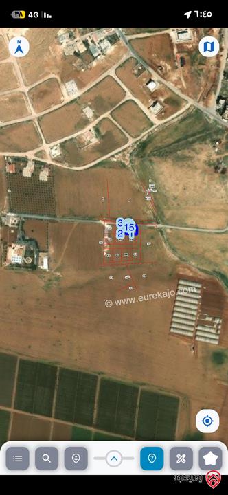 ارض للسكن او للاستثمار مساحة 454م للبيع في عمان - قرية سالم بجانب شارع الميه سكن ج