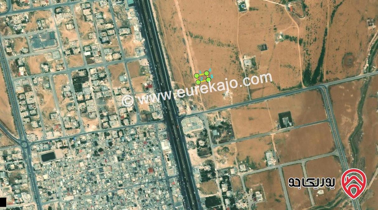 ارض مساحة 743م للبيع من اراضي جنوب عمان الجيزة - الحجرة قرب الشارع الرئيسي