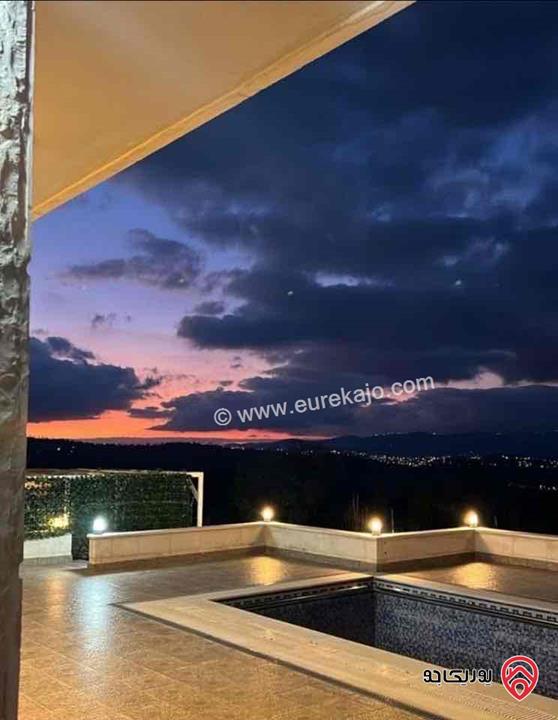 مزرعة مميزة جداً مساحة الأرض 3 دونم و 400م والبناء 180م للبيع في الزرقاء - العالوك بيرين إطلالة بنوراما 