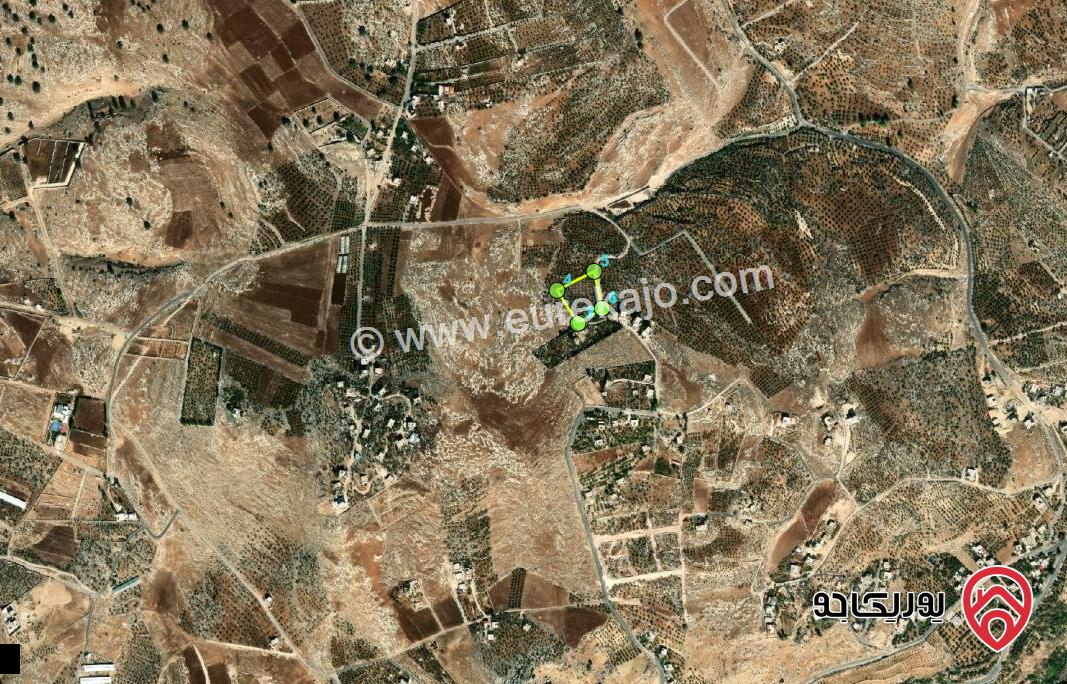 ارض مساحة 5339م للبيع من اراضي غرب عمان عراق الامير العميرية والفحص