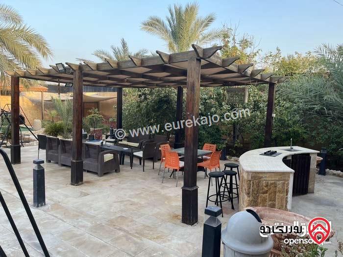 مزرعة مميزة للايجار من المالك في البحر الميت - جوفة الكفرين 