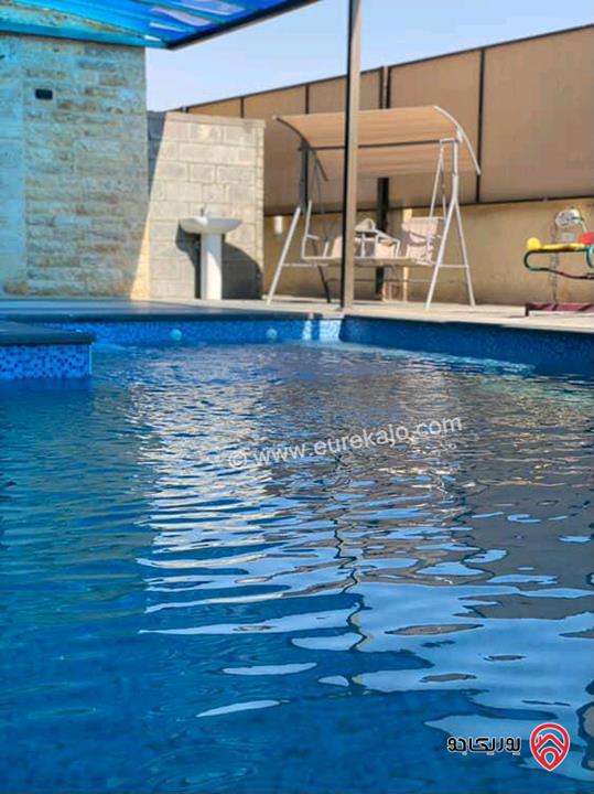 مزرعة مساحة الأرض 2 دونم و 300م والبناء 140م للبيع في عمان - منطقة البيضاء 