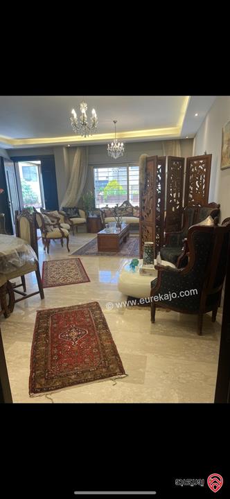 شقة دوبلكس طابق أرضي وشبه ارضي مساحة 310م داخلي و 300م خارجي للبيع في عمان - أم أذينة من المالك