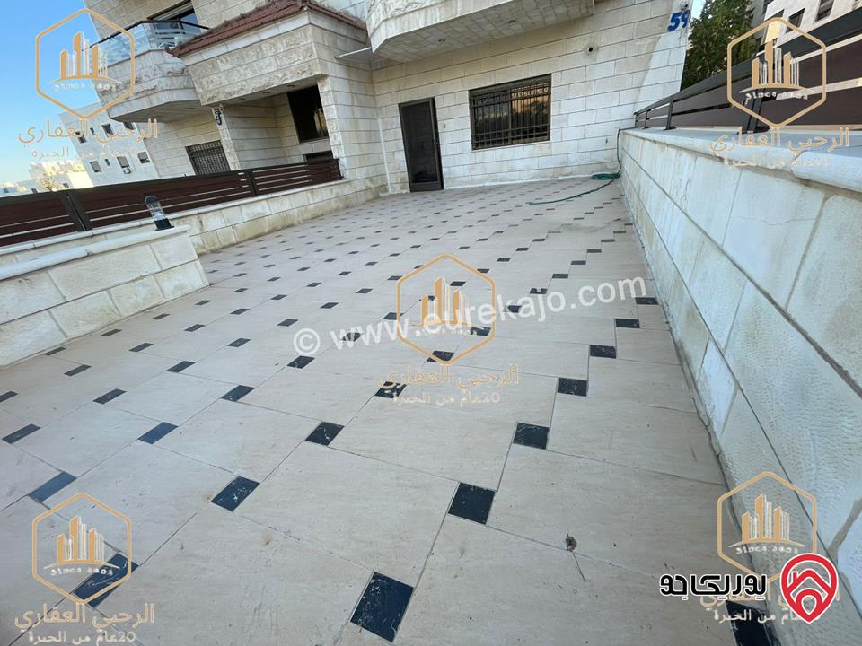 شقة فارغة أرضية مساحة 200م للايجار في عمان - الرابية