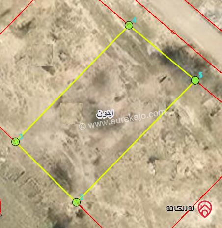 قطعة ارض مساحتها 937م للبيع في اربد - ايدون حوض العوامية الغربية