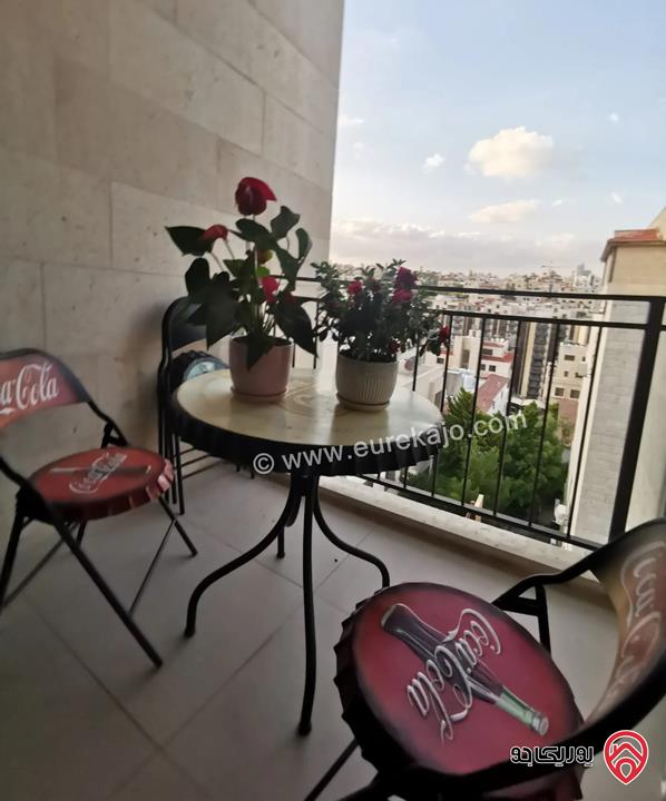 شقة فاخرة مساحة 115م مفروشة للايجار في عمان - عبدون