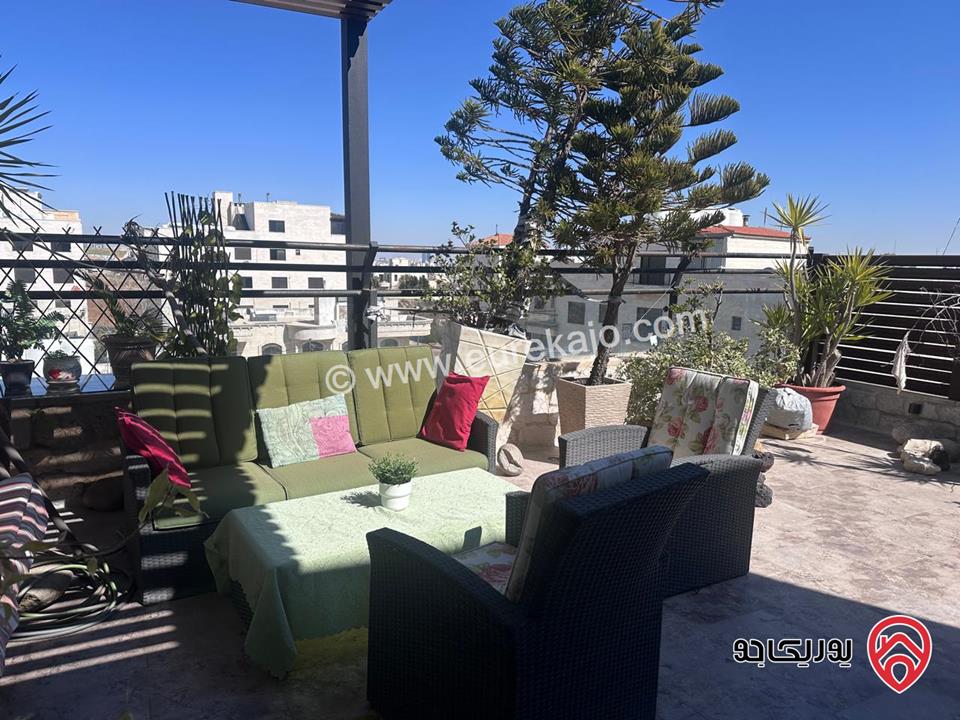 شقة طابق ثالث دوبلكس مساحة 200م للبيع في عمان - حي الصحابة – رجم عميش