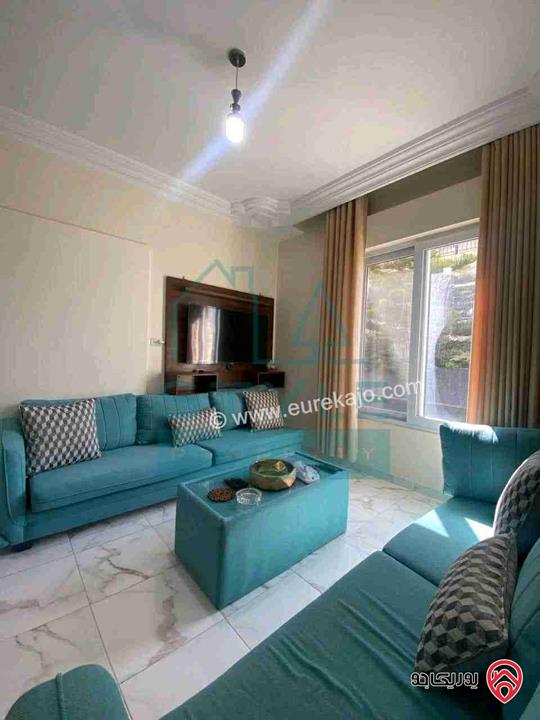 شقة مفروشة للايجار مساحة 95م طابق أول في عمان - ام اذينة