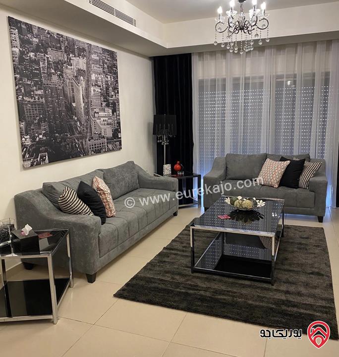 شقة مفروشة فاخرة طابق ثالث مساحة 110م للايجار في عمان - عبدون