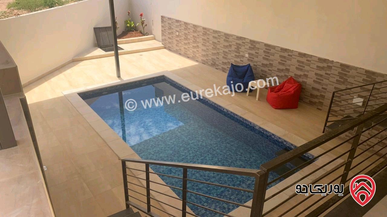 مزرعة مساحة البناء 100م على أرض 4 دونم و 952م للبيع في البحر الميت - الروضة