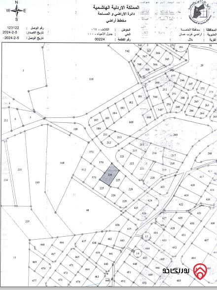 أرض مساحة 994م للبيع في عمان - بدر الجديدة