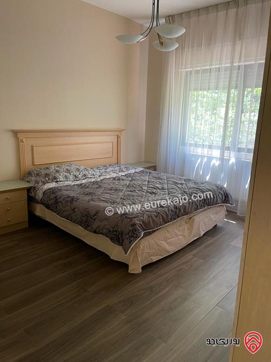 شقة فاخرة مفروشة أرضية مساحة 150م للايجار في عمان - ام اذينة