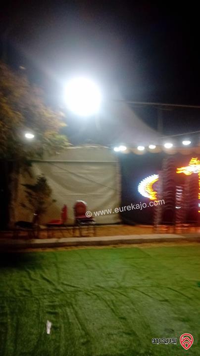 مزرعة وشاليه للايجار اليومي في الرصيفة مقابل القرية العالمية للحيوان