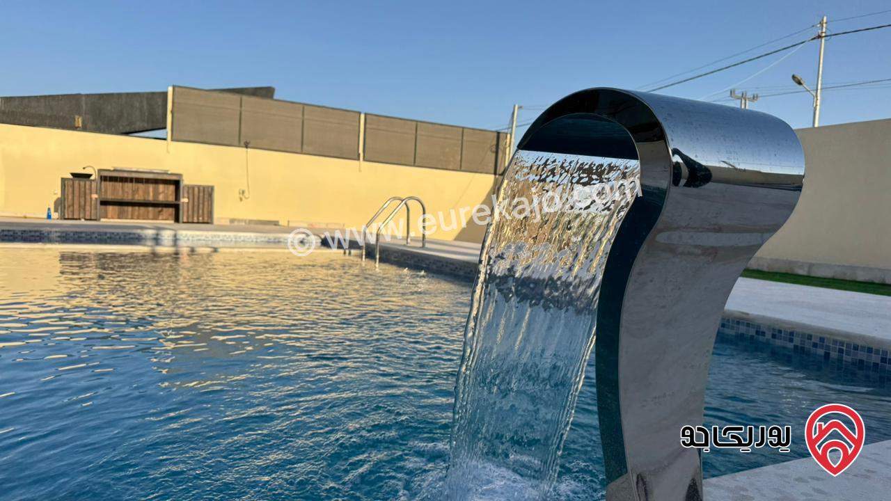 شاليه مودرن مساحة 100م على أرض 500م للبيع في عمان - على طريق المطار خلف جامعة الاسراء بنظام التقسيط المباشر مع المالك 