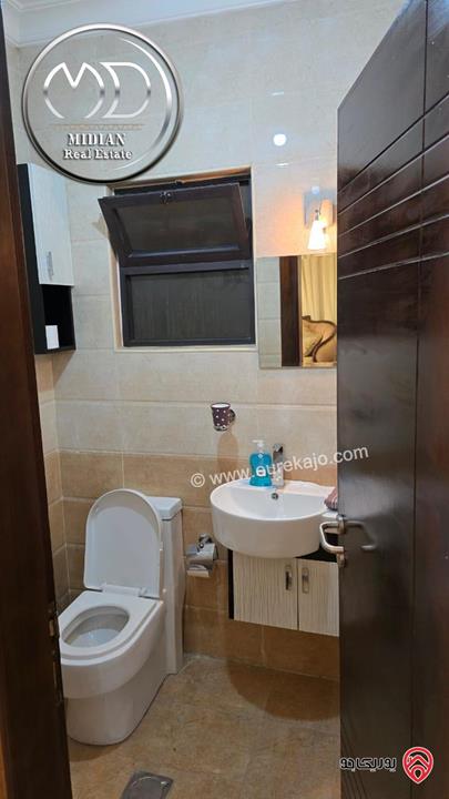 شقة مفروشة للايجار في عمان - ام السماق مساحة 130م طابق ثاني تشطيبات و فرش سوبر ديلوكس اطلالة جميلة بسعر مميز