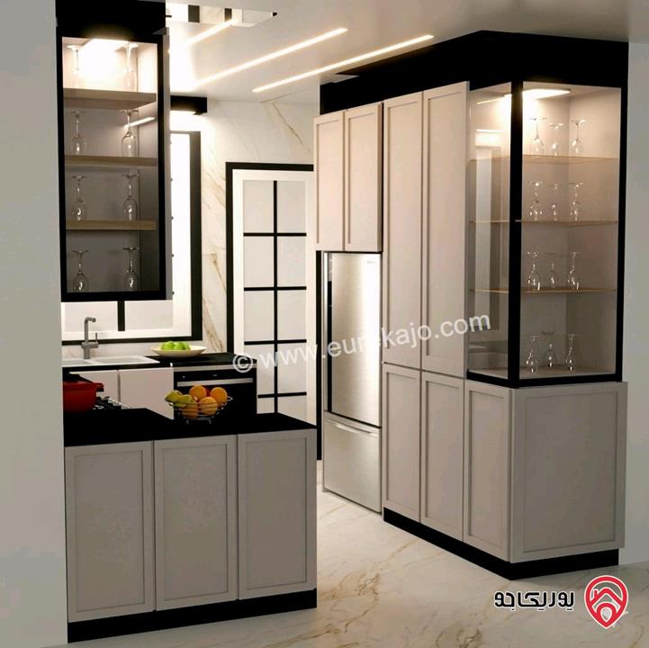 شقة جديدة لم تسكن بعد مساحة 130م طابق ثالث للايجار في عمان - عرجان